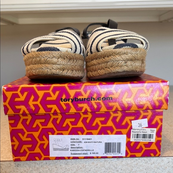 Tory Burch Karissa Espadrille Wedges - Picture 3 of 13